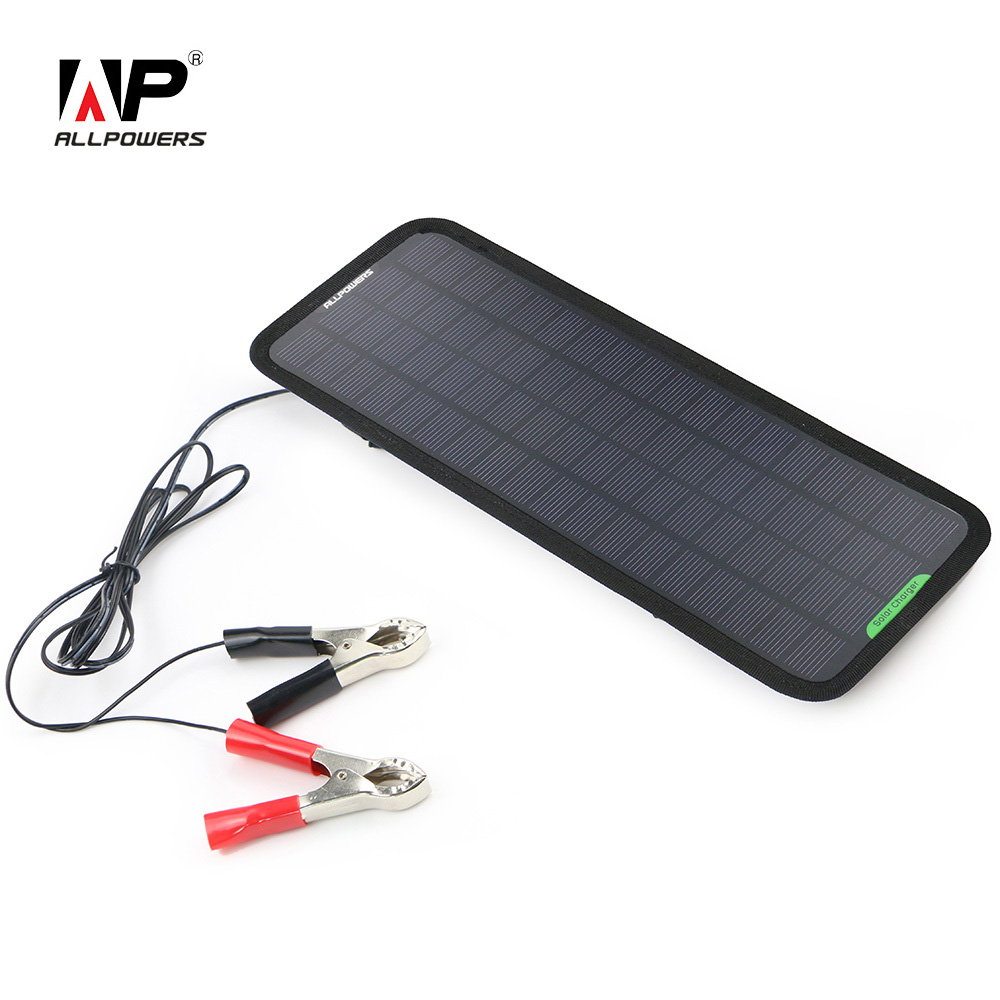 New 18V 5W Portable Solar Car Boat Power Panel Battery Charger ...