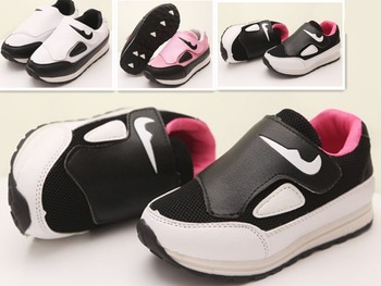 Размер 21-35 детей спортивная обувь 2015 весна осень дышащий свободного покроя обувь для мальчиков девочек кроссовки детей на открытом воздухе обувь