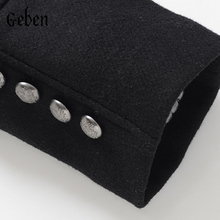 2015 Male Manteau Homme Overcoat Winter Wool Coat Men Long Coat black S 2XLCasaco Masculino