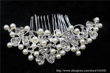 Crystal Rhinestone Hair comb Handmade Bulk Sale Factory outlets Bridal Accessory Women Wedding Jewelry