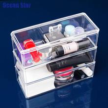 Acrylic Storage Box Makeup Organizer 18650 Storage Box Kitchen Accessories Wood Box Make Up Organizer Plastic Boxs