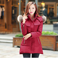 The new winter 2016 women down jacket wrapped mail plus long heavy hair brought down jacket