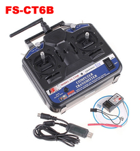 New Hotest FlySky FS-CT6B 2.4GHz 6CH Transmitter + Receiver System for RC Helicopter Model Free shipping