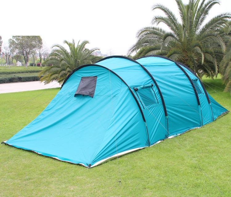 8-10 person large family tent camping hiking camping tent sun shelter gazebo beach tent tunnel tent for Advertising/exhibition