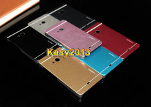 Luxury Metal Brushed Shell Aluminum+Plastic Frame Hybrid Mobile Phone Case Cover For Microsoft Nokia Lumia 535 Motomo Metal Case