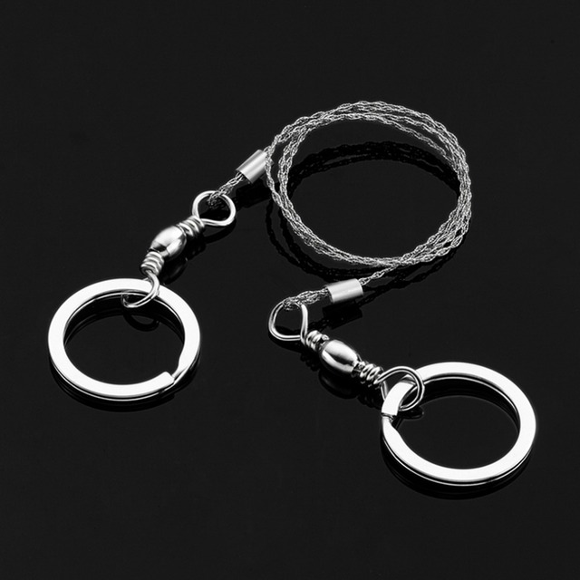Portable Practical Emergency Survival Gear Steel Wire Saw Outdoor Tools