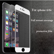 10pcs/Lot HD Full Cover Tempered Glass for iPhone 6 6s Safety Screen Protector Film for iPhone 6s 4.7 Retail and Wholesale+Tools