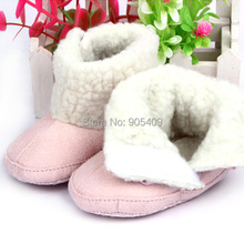 2014 Winter Fashion Boys Girl Cotton Shoes Infant Newborn Anti Slip Shoes Baby Shoes First Walker