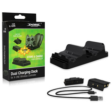 Dual Charging Dock Controllers Charger+2 Rechargeable Battery For Xbox One BC493