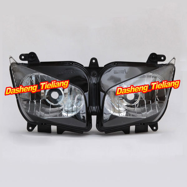 Motorcycle Headlight for FAZER FZ1 2006 2007 2008 06 07 08 Front Black Lighting Lamp Lights, China Parts and Accessories