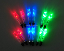 new 6pcs plastic archery arrow nock lighted fletches aluminum arrow for recurve bow or compound bow hunting