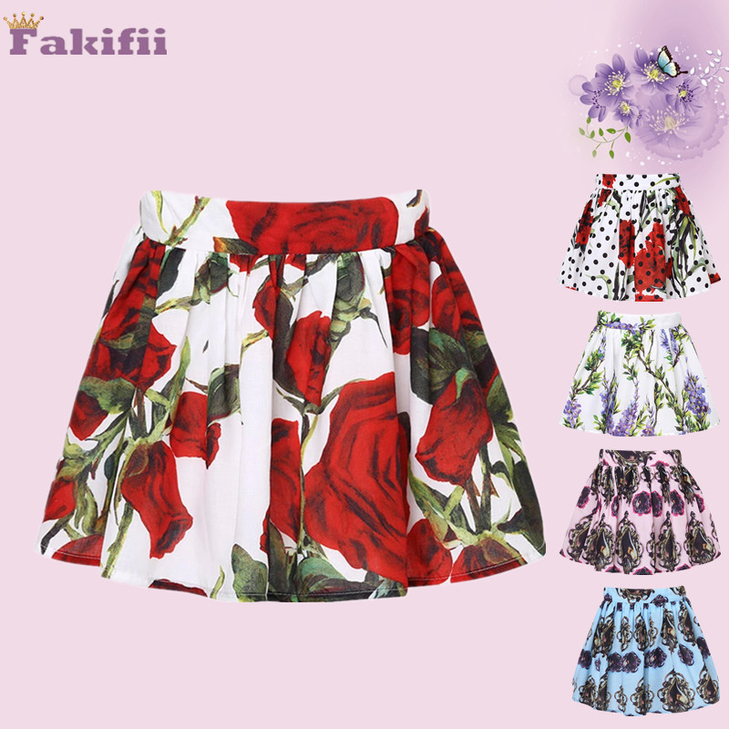 new style 2016 Summer Baby Girl Skirt 100 Cotton Tutu Skirt Brand Fashion Girls Skirts Pettiskirts