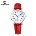 Vinoce fashion women watch luxury brand waterproof leather strap calendar display outdoors retro simplicity Relogio v3281L