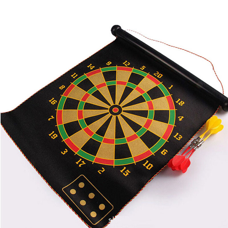 35.5*37cm Cheap professional Double sided Dart Set include 6