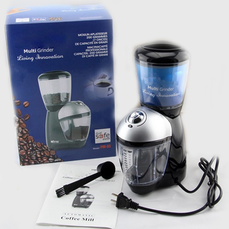 New 200W High Power Professional Burr Coffee Grinder