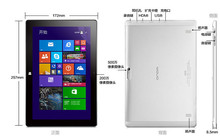10 1 Onda V102W Intel Z3735F Quad Core Tablet PC Windows 8 1with Bing IPS Screen