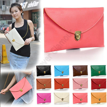 2016 New Hot Women Envelope bag Clutch Chain Purse Lady Hand bag Shoulder Girl Casual Small Day Clutches Evening Bags Sac A Main