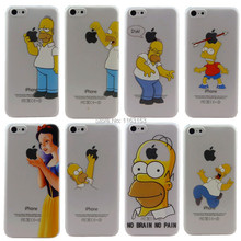 New arrival 3D painting Case for Apple iphone 5c iPhone5c hard cases iphone 5c back Cover luxury Simpson Hand grasp logo