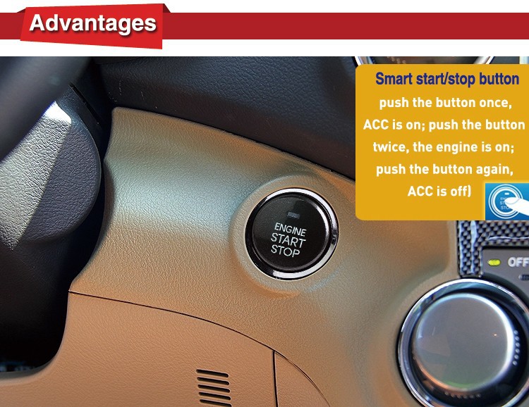 magicar push start button&remote start system (2)