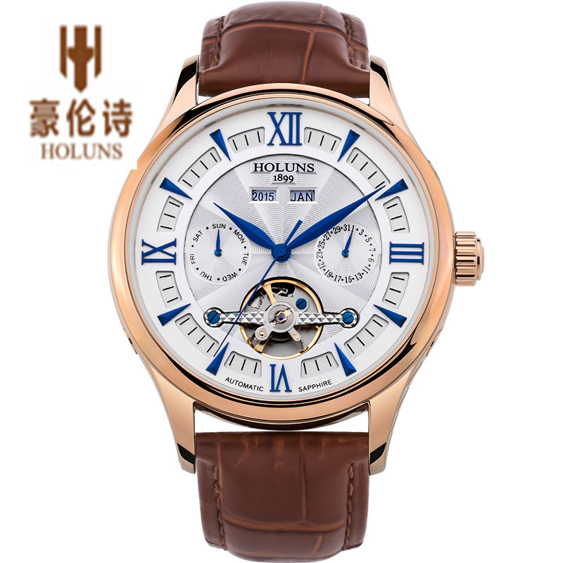 Watch Automatic Mechanical Watches Hollow Men Tourbillon Mechanical 