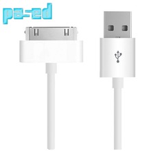 1 Pcs lot Free Shipping Good Quality USB Cable For Iphone4 4S USB Charger Data Sync