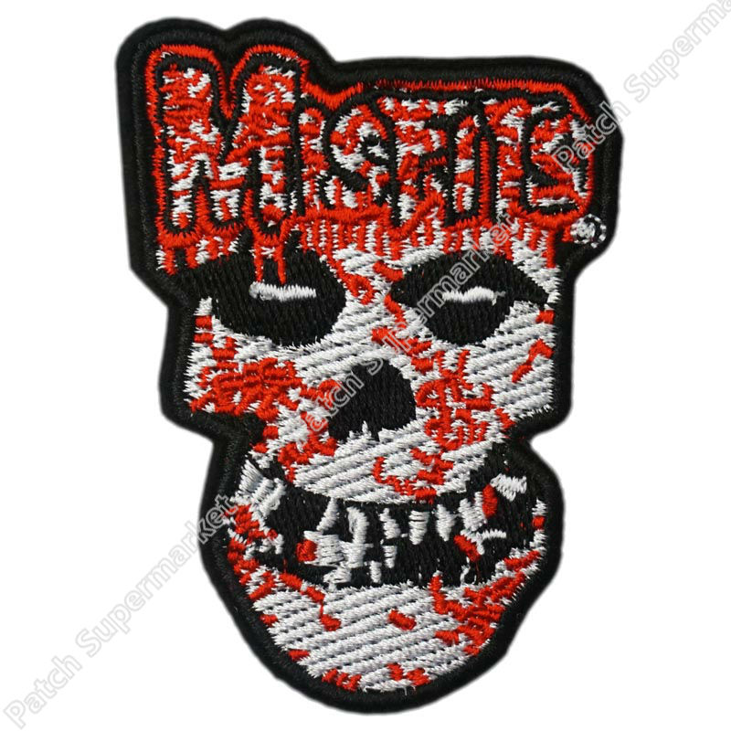 Misfits Metal Rock Punk Music Band SewIron On patch Bags Biker Badge A1231