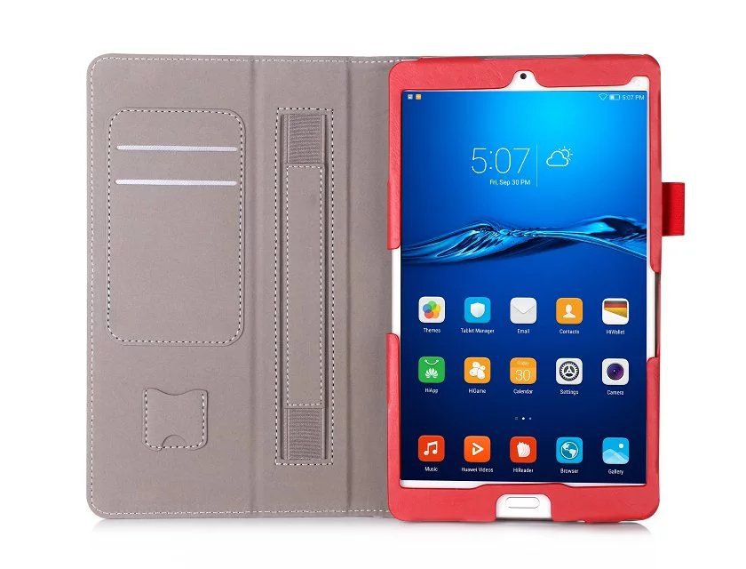 Wholesale Luxury PU Leather Case Stand Cover For Huawei MediaPad M3 8 4