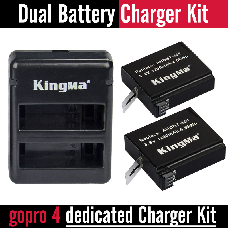 KingMa gopro accessories go pro hero 4 battery go pro camera AHDBT 401 AHDBT401 AHDBT 401
