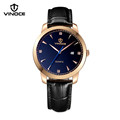 VINOCE original 2016 new men s business casual watch quartz movement imported luxury brand waterproof leather