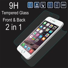 100sets 0.3mm 9H Explosion proof front+back tempered glass screen protector for iphone 6S 6G 6 4.7” tempered glass