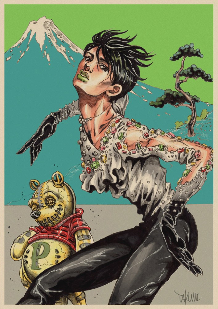JoJo s extraña aventura acción Japón Anime poster chico pinturas