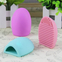 1Pcs Cleaning MakeUp Washing Brush Silica Glove Scrubber Board Cosmetic Clean Tools
