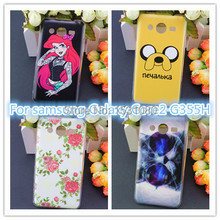 New High Quality Colorful Back Cover Case For samsung Galaxy Core 2 Core2 G355H Cell Phones Hard Case Free Shipping