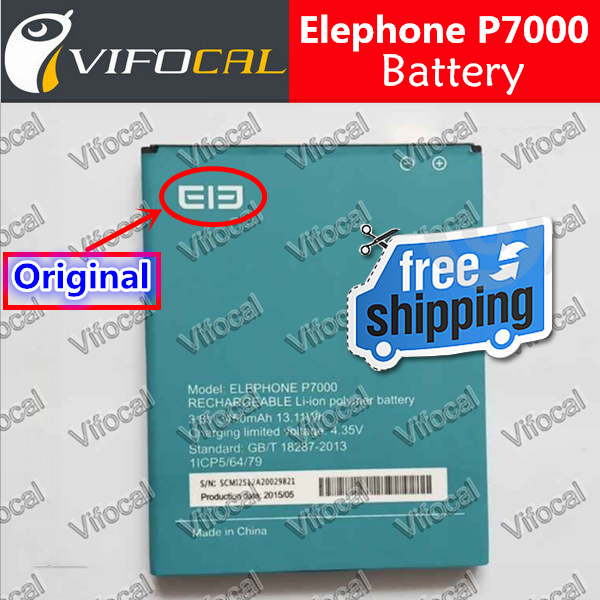 Elephone P7000 battery 3450mAh 100 Original New Replacement Accessory For Cell Phone Free Shipping Track Number