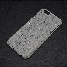 Ultra-thin transparent Polka Dot Snowflakes Luminous Glow hard Case for iphone6 phone cases cover for iphone 6 4.7”
