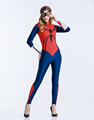Women s Spider Girl Bodysuit Super Heroes Halloween Cosplay Red Adult Carnival Costumes Long Sleeve Spider