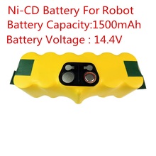 New Spare 14.4V Ni-CD 1500mAh Vacuum Cleaning Rechargeable Battery for iRobot Roomba 530 510 532 550 540 500 530 80501 610 R3(China (Mainland))