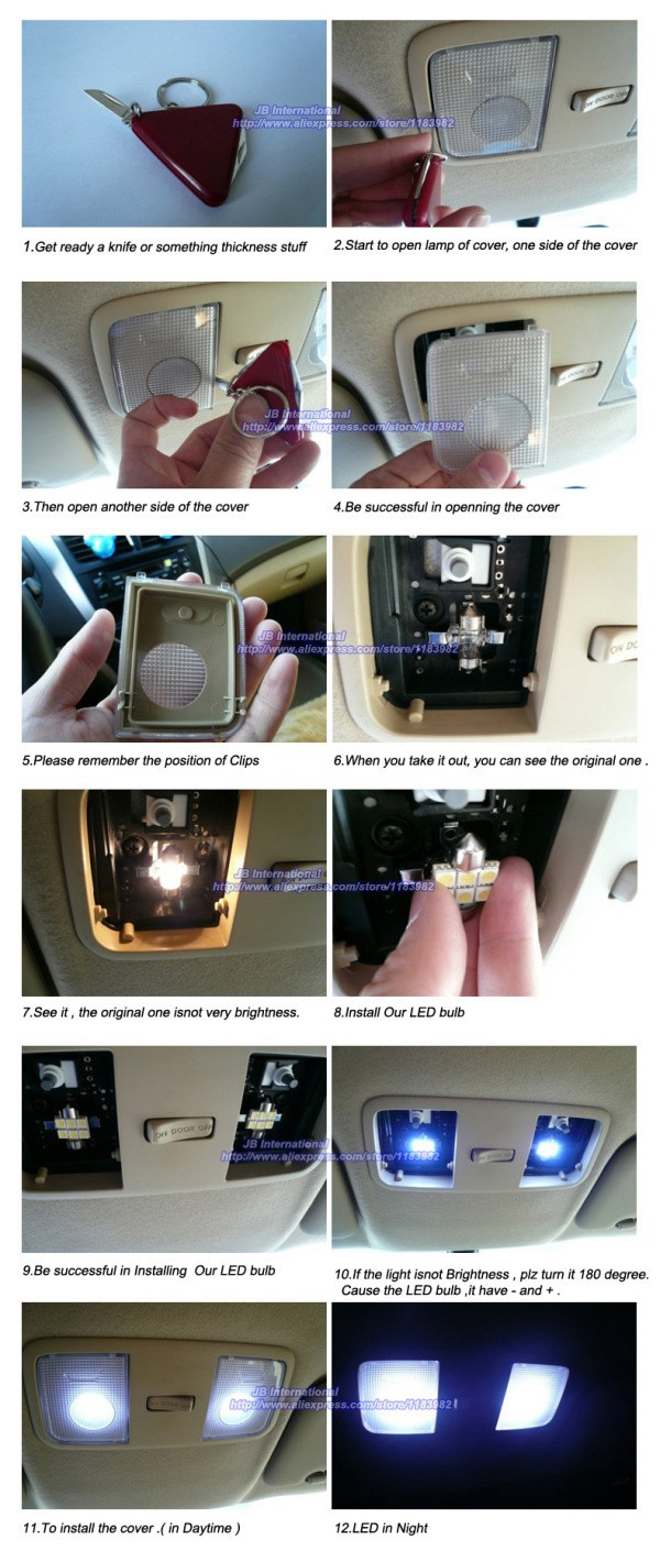 door reflect Canbus Interior lights kit for VW Passat 3B 3BG 1998-2005 1