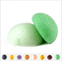 New 1 Pc Konjac Konnyaku Jelly Fiber Face Makeup Wash Pad Cleaning Sponge Puff Exfoliator M01128