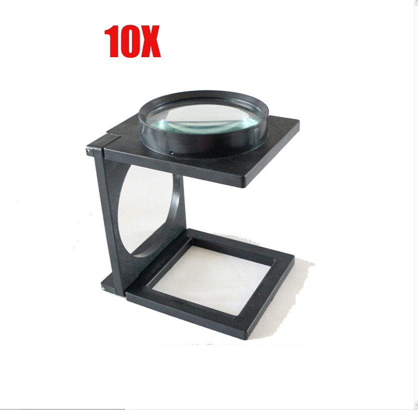 Folding 10X Desktop magnifying glass