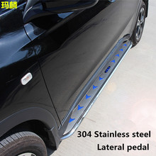 Factory Directly Supply Auto Parts Side Step Nerf Bar ,Silver Stainless Steel Running Boars For Cherolet Capatival 2009-2015