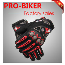 PRO-BIKER Motorcycle Gloves Moto Racing Motorbike Motocross Motor Riding cycling bicycle glvoes Black Red Blue Orange MCS-23