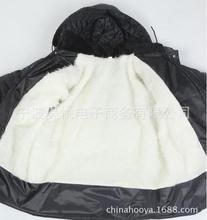 Cotton jacket Plush liner size male winter cold padded jacket dad thick coat low price of foreign trade.JN141
