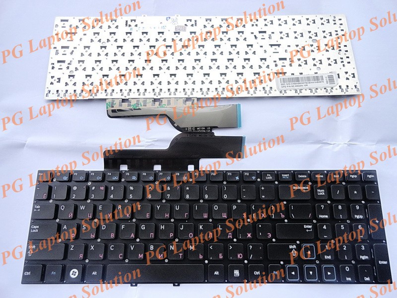 Russian Keyboard for SAMSUNG 300E5A 305E5A 300V5A 305V5A NP300E5A NP300V5A RU series Black Laptop keyboard