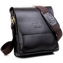 2015 Fashion Men’s Genuine Leather Bag Over Shoulder Men Crossbody Bag Brand Casual Man Messenger Bag Black Brown Free Shipping