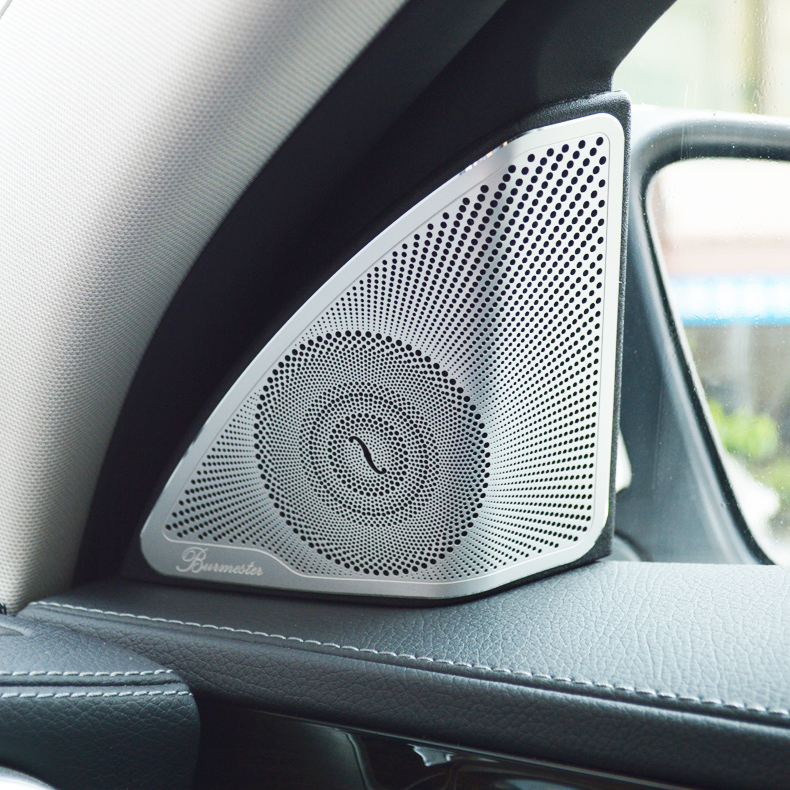 2PCS Burmester design door high loud speaker cover Trim Decoration For Mercedes W205 2015-2016 2PCS Burmester design door high loud speaker cover Trim Decoration For Mercedes W205 2015-2016