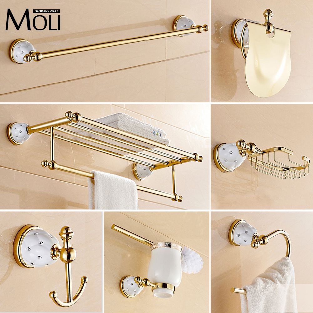 Compra accesorios de baño de lujo online al por mayor de China