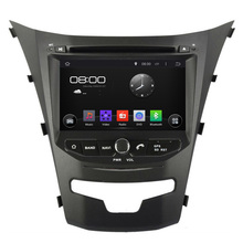 Quad Core Android 4.4.4 Headunit DVD For Ssangyong Korando 2014 with HD 1024X600 CAR Navigation Stereo GPS Mirror link