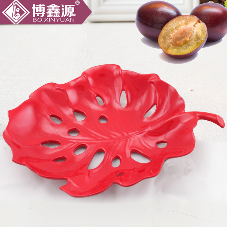 Bo Xinyuan wholesale KTV decoration simple hollow creative fruit plate fruit plate coffee table ornaments luxury