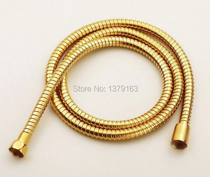 59" (150cm) Luxury Gold Color Brass hand shower Hose 1/2" Connection